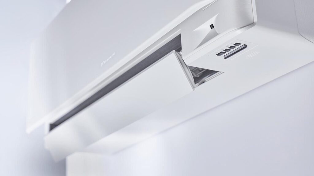 Unità interna di condizionatore di colore bianco